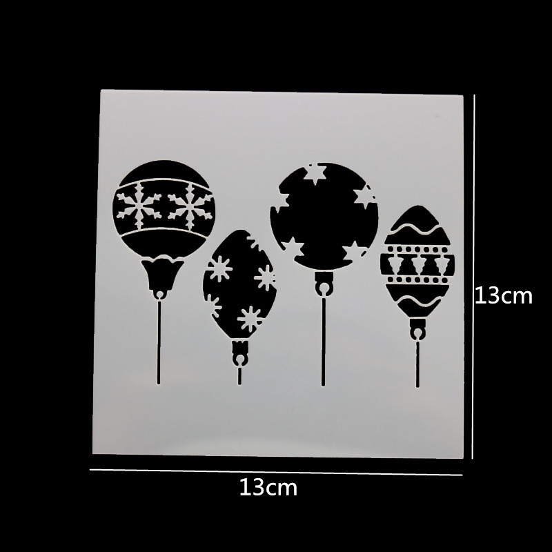 Plantillas de para pintar Paredes, álbum de recortes, papel en relieve, decoración de álbum de dibujo, nuevas: Balloon