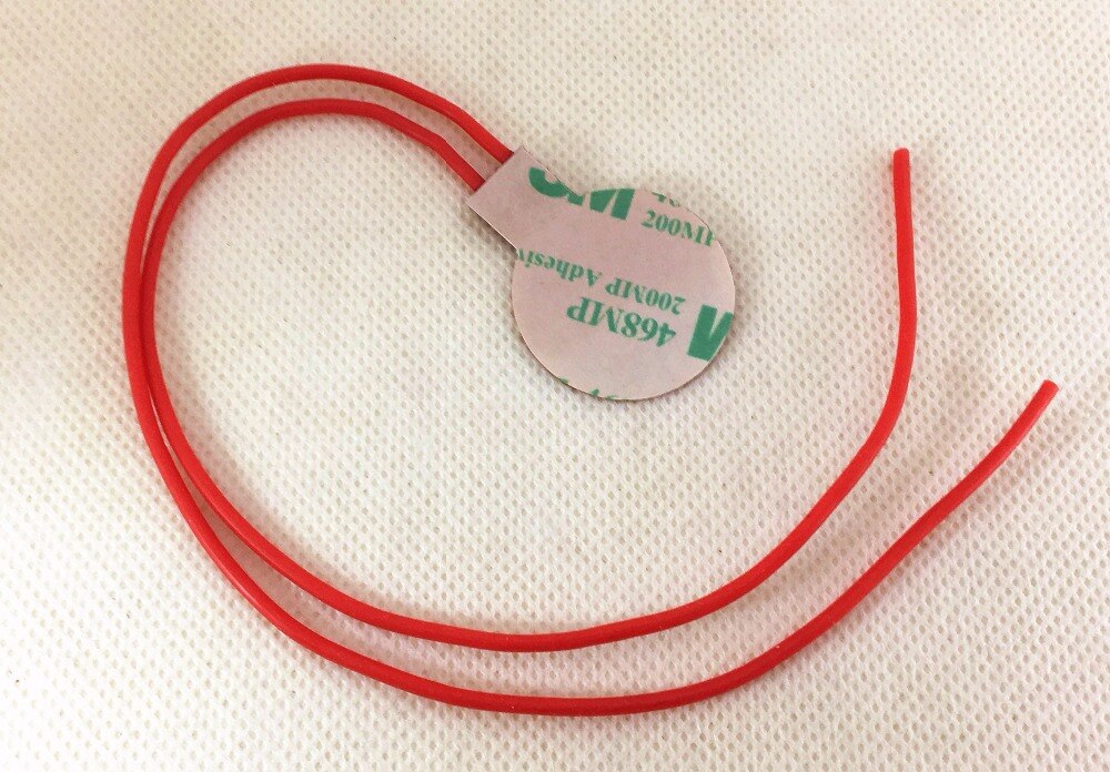 electrothermal film heating D25MM 24V 5W polyimide membrane PI electrothermal film oil pan heating film heating plate