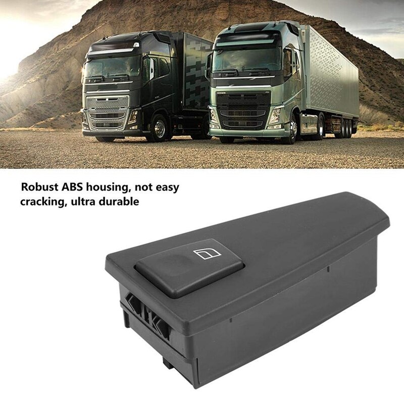 Bouton interrupteur de commande de fenêtre électrique côté passager, pour Volvo camion FH12 FM VNL 20752919 21543901, 20752913