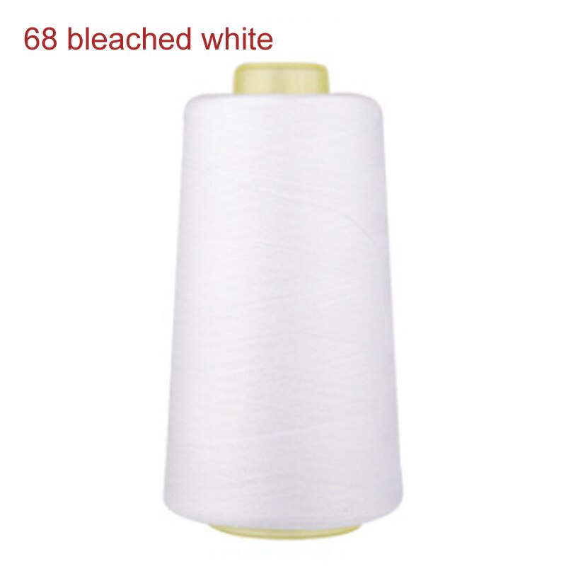 3000 Yards / roll Polyester Thread Multicolor 40S/2 Threads Spool Shirt Dress Sewing Thread Garment Accessories: 68 bleached white