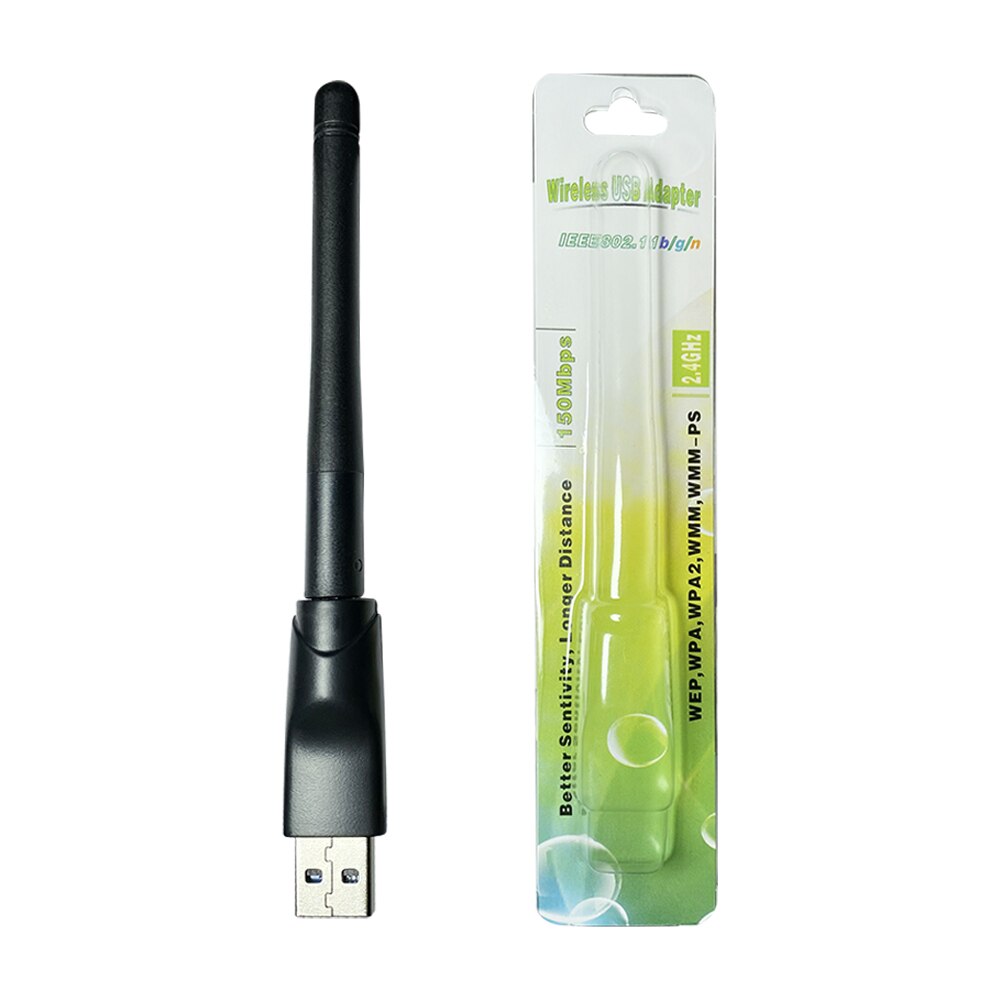 [10 pièces] 5370 WiFi avec emballage Blister Ralink RT5370 puce principale 150Mbps 2.4GHz 802.11b/g/n sans fil USB WiFi Dongle