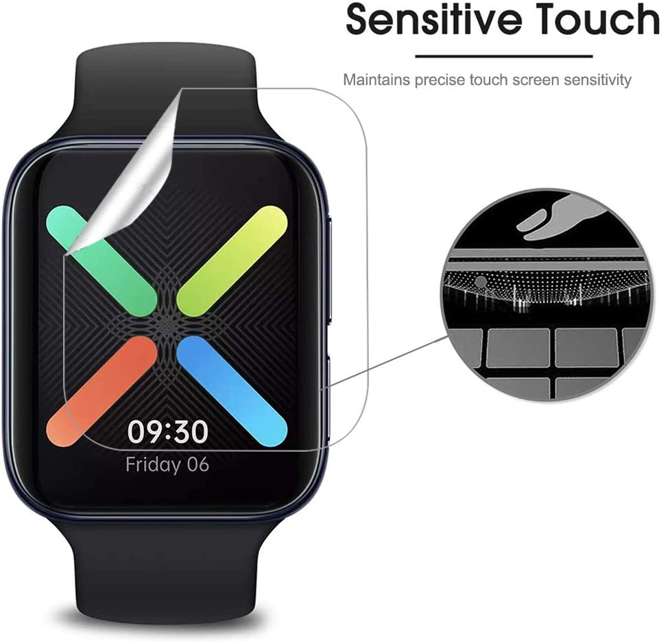 Película hidráulica suave de cobertura completa 3D para reloj inteligente Oppo 2, de 46mm y Protector de pantalla 42mm, película antiarañazos,