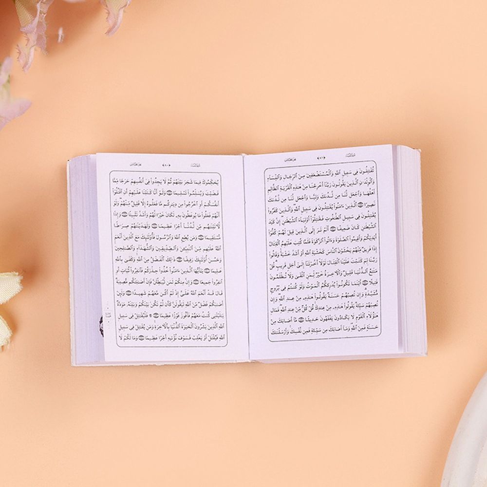 Mini Ark Koran Boek Koran Hanger Moslim Sleutelhanger Bag Purse Auto Decor Nieuw Ring Sleutel kettingen