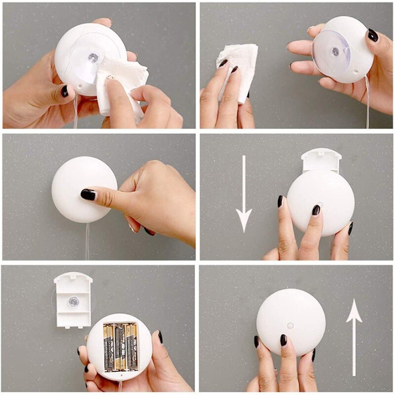 LED Christmas Lights Battery Power Supply Christmas Tree Snowman Elk Chandelier Indoor Outdoor Glass Window Suction Cup Light