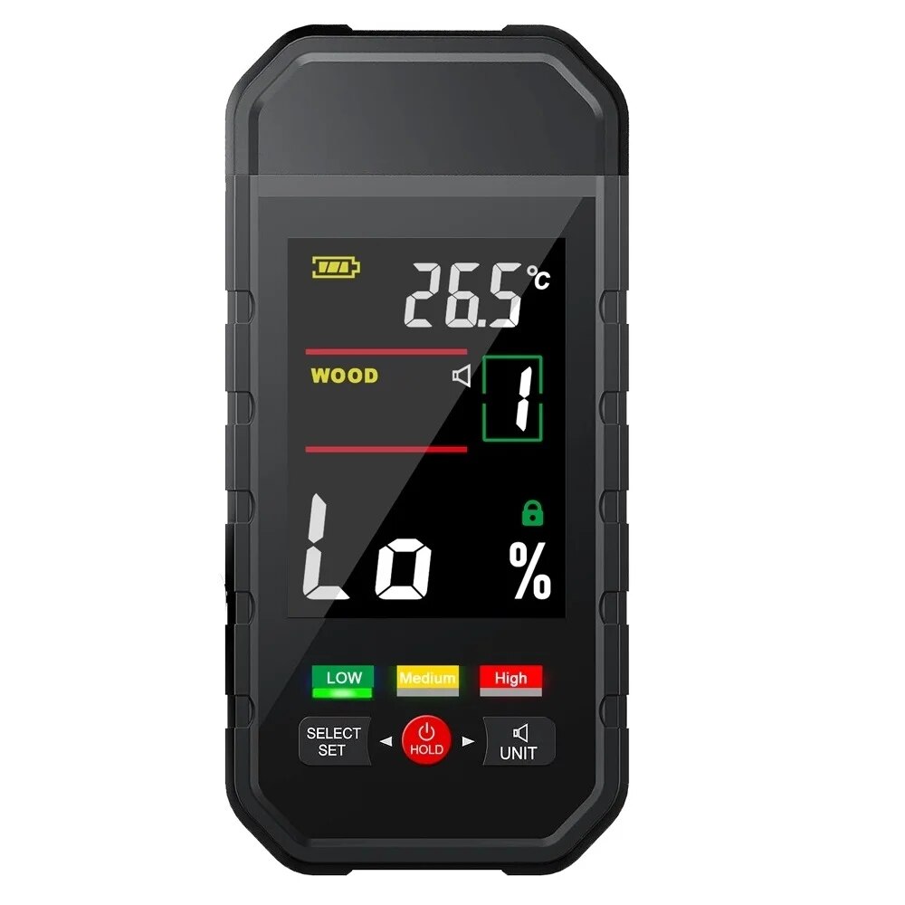 Screen Moiture WT9050B Color Screen Wood Moisture Meter Wall Mois... – Grandado