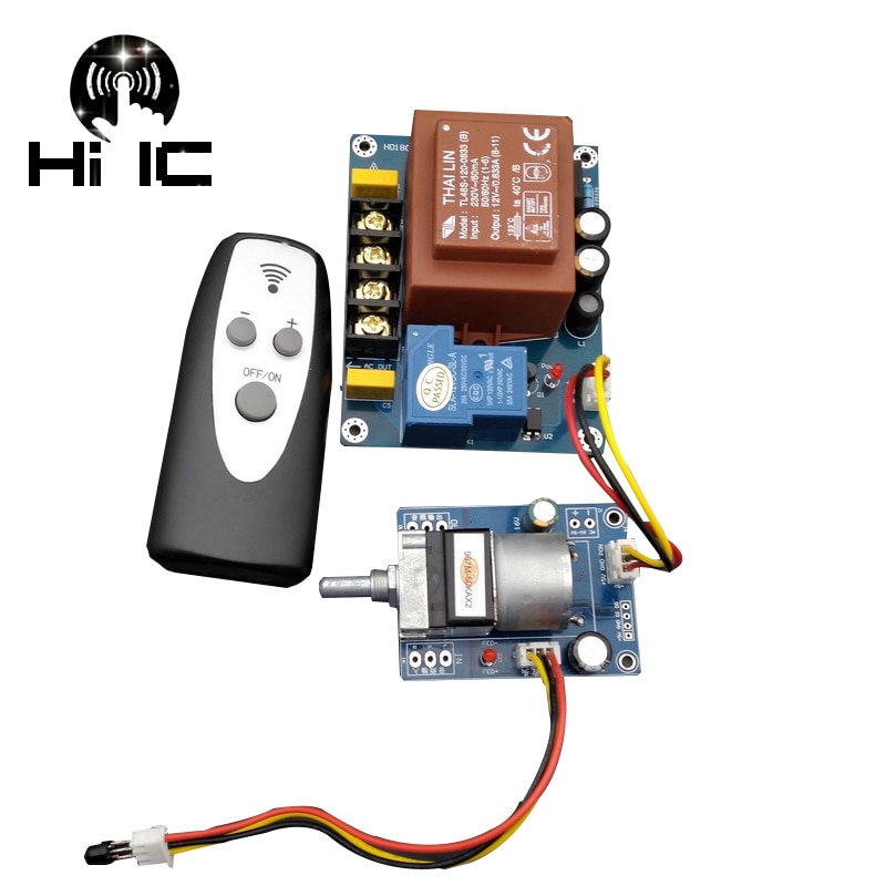 Placa de Control de volumen con Control remoto por infrarrojos HiFi, amplificador APLS, preamplificador, potenciómetro de Motor, ajusta el módulo de volumen