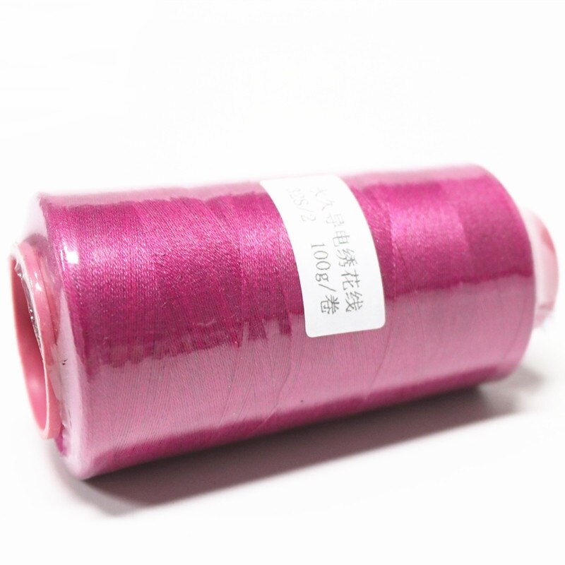 Gray conductive permanent anti-static sewing thread (100g/piece): Rose Red