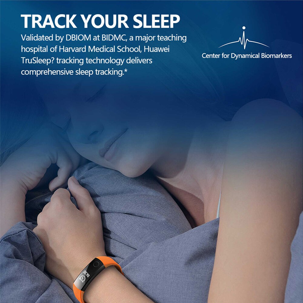 Huawei – Bracelet connecté Honor Band 3, avec moniteur d'activité physique et de fréquence cardiaque, étanche, Original, 100%