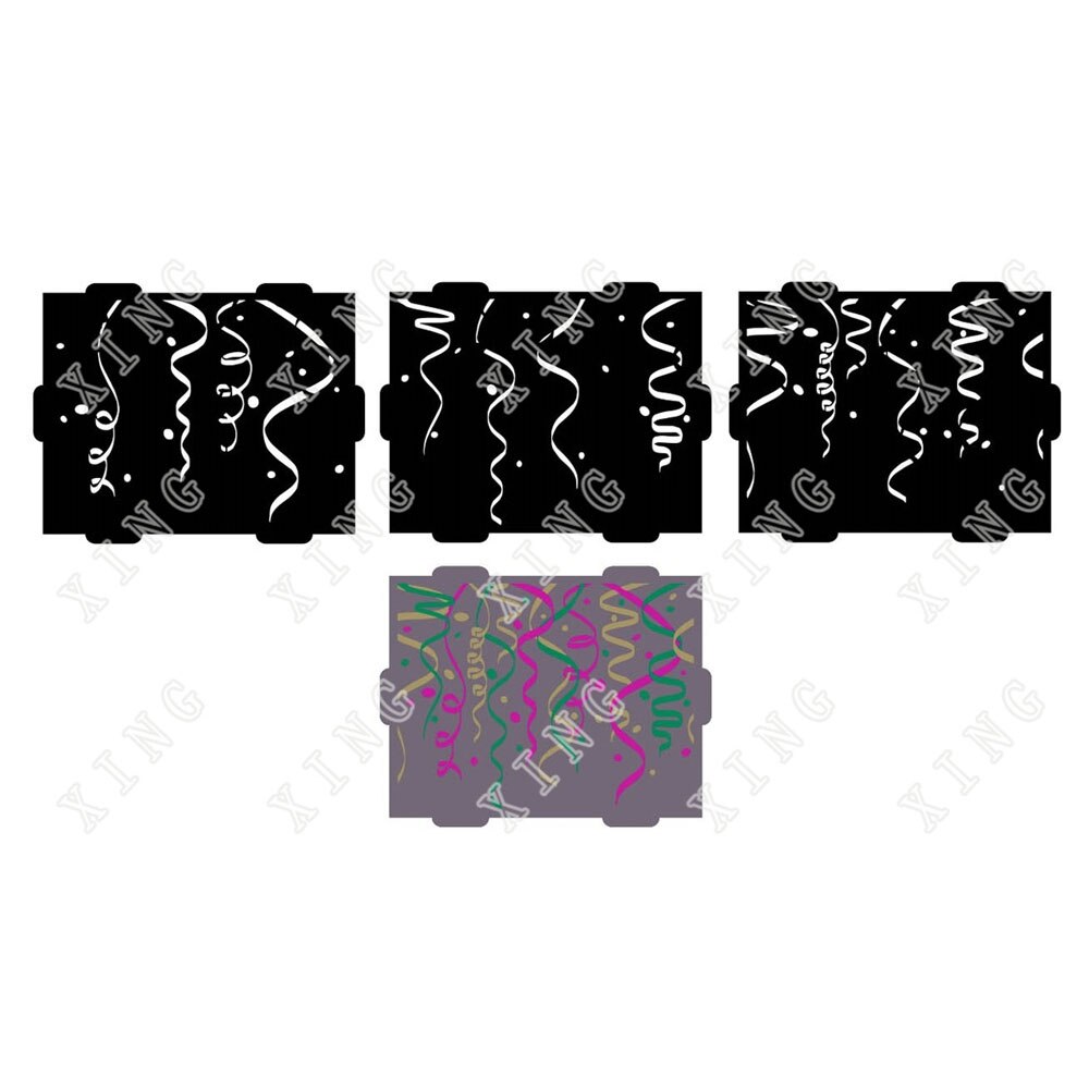 2022 party stuhy šablóny na vrstvenie ručne vyrábané diy scrapbooking diár blahoželanie sfarbenie dekorácie embossovacia šablóna