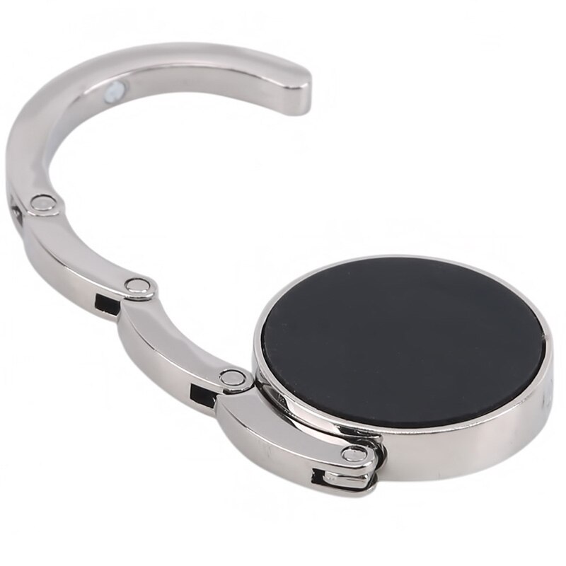 1pcs Portable Folding Crystal Alloy Purse Handbag Bag Hanger Hook Holder Table Hook Unique Bag Parts Accessories
