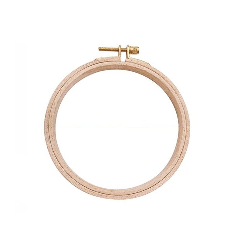 Embroidery Hoop Circle Round Oval Cross Stitch Hoops Traditional Quilting Ring Wooden Frame Art Craft DIY Sewing Tool