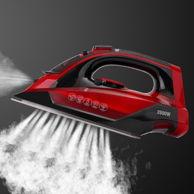 2600W Cordless Electric Steam Iron for Garment Generator Clothes Laundry Brush Steamer Home Travelling EU Plug