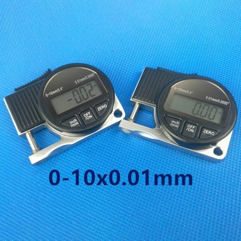 Electronic Digital Display Square Mini Thickness Gauge Caliper Card Table Leather Thickness Gauge Portable Quick Measurement Pap