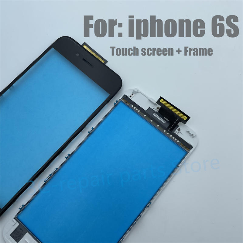 Touch Screen + Frame Bezel For iphone 6 6p 6s 6sp Dispaly Glass Digitizer Outer Glass (Not a LCD) Mobile Phone Touch Panel