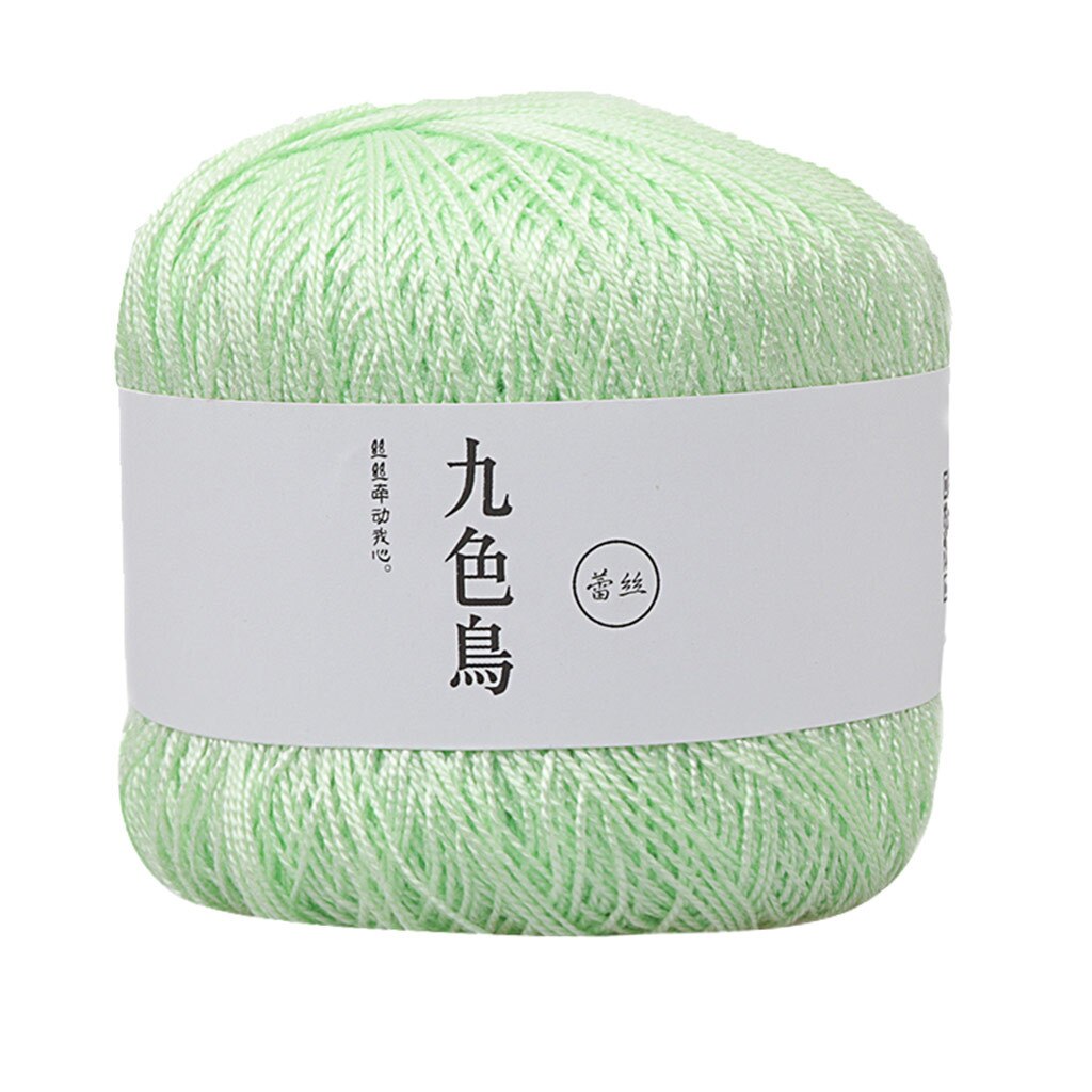 Fil de dentelle bricolage coton tissé fil de coton fin fil de Crochet 8ème: E