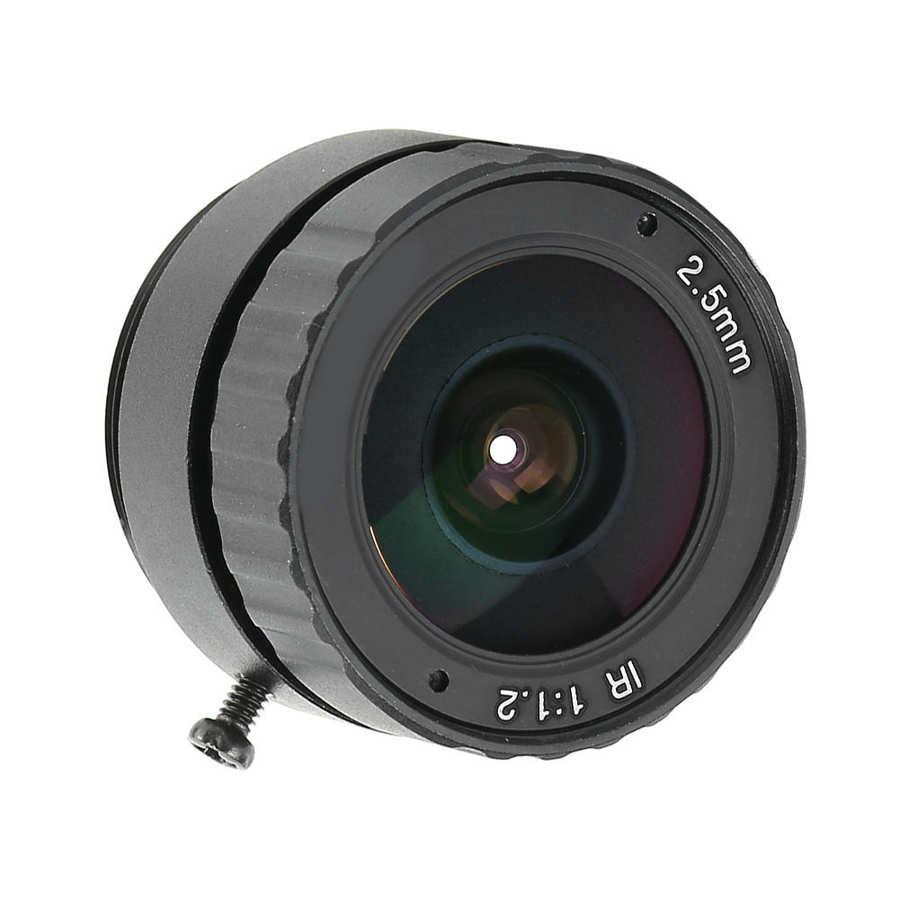 Fixed Lens CCTV Lens Camera Lens CCTV Fixed Lens 2.5mm 3MP Mount CS High Definition for Camera Fixed Lens Camera Lens