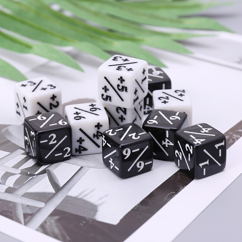 OOTDTY Hot Vender 10Pcs Fração Matemática Corta Morre D6 Para Crianças Crianças de Aprendizagem Número de Seis Lados