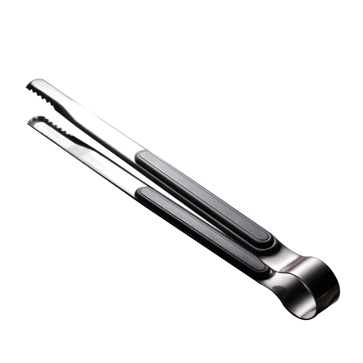Koreanische edelstahl 26CM Grill Clip multifunktionale brot Clip Grill Clip Buffet Clip Steak lebensmittel: Schwarz