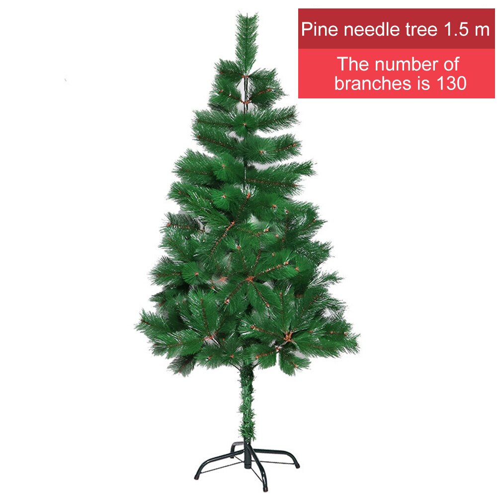 60/90/150/180cm kryptering grønt træ mini kunstigt juletræspynt juledekoration hjemindretning: D / 90cm