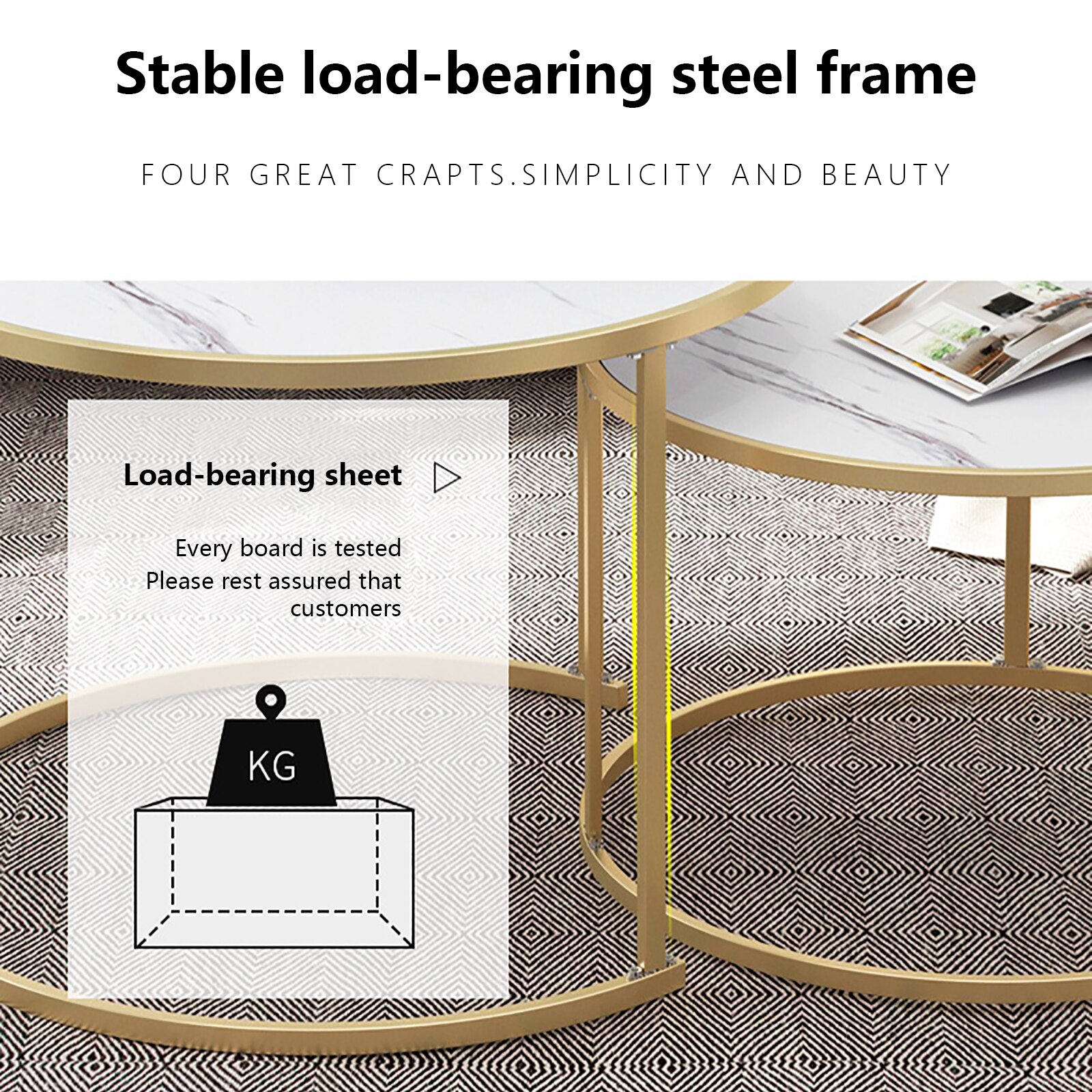 Round Table Nordic Small Coffee Table Modern Home Living Room Sofa Round Table Bedside Multifunctional Removable Table