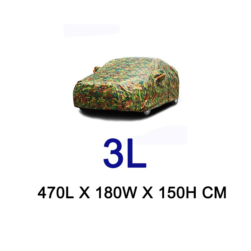 Kayme – housse de voiture de Camouflage étanche, couverture de Protection extérieure contre le soleil, la poussière, la pluie et la neige: 3L
