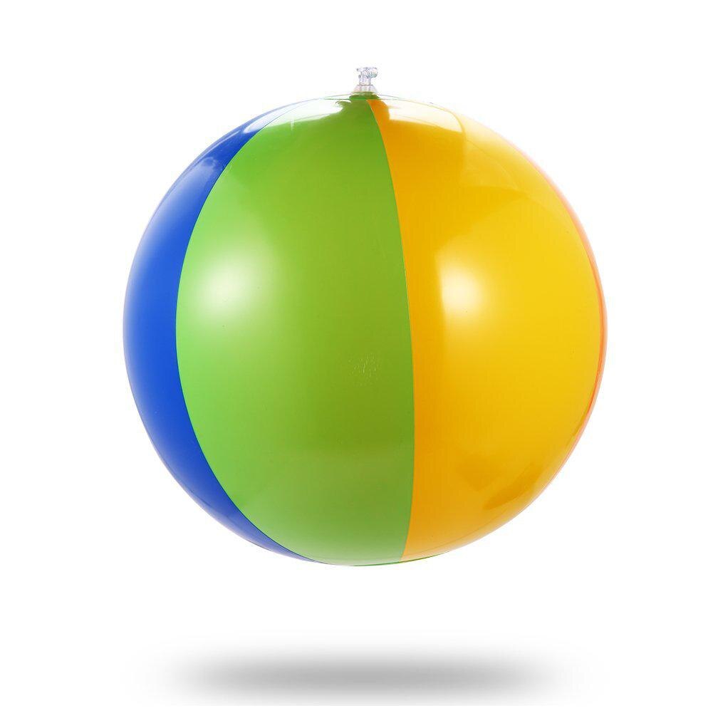 1 PCS 20 CM Regenbogen-Farbe Aufblasbare Strand Ball kinder Wasser Polo Geburtstag Neue Jahr Weihnachten Halloween spielzeug