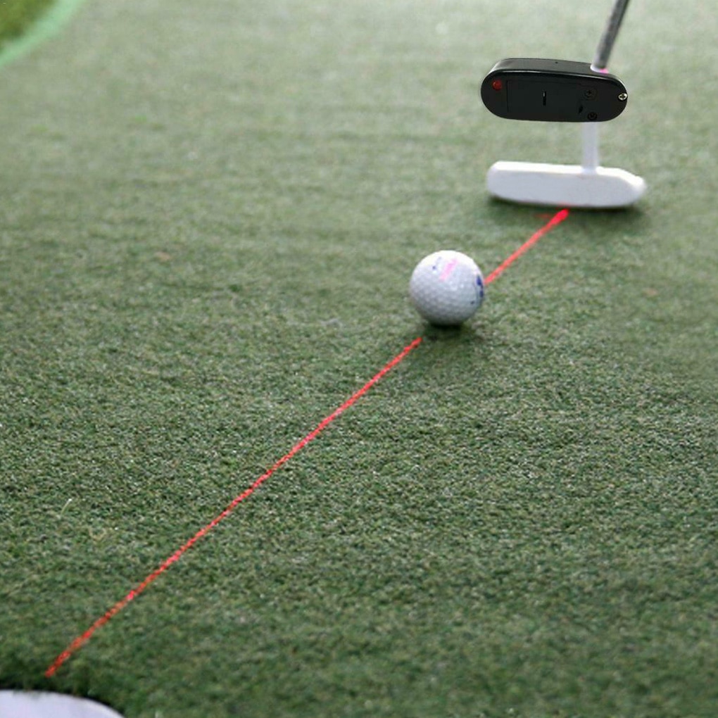Golf putter pointer afstandsmåleværktøj minigolf putting træning sigtelinje øvelseshjælp