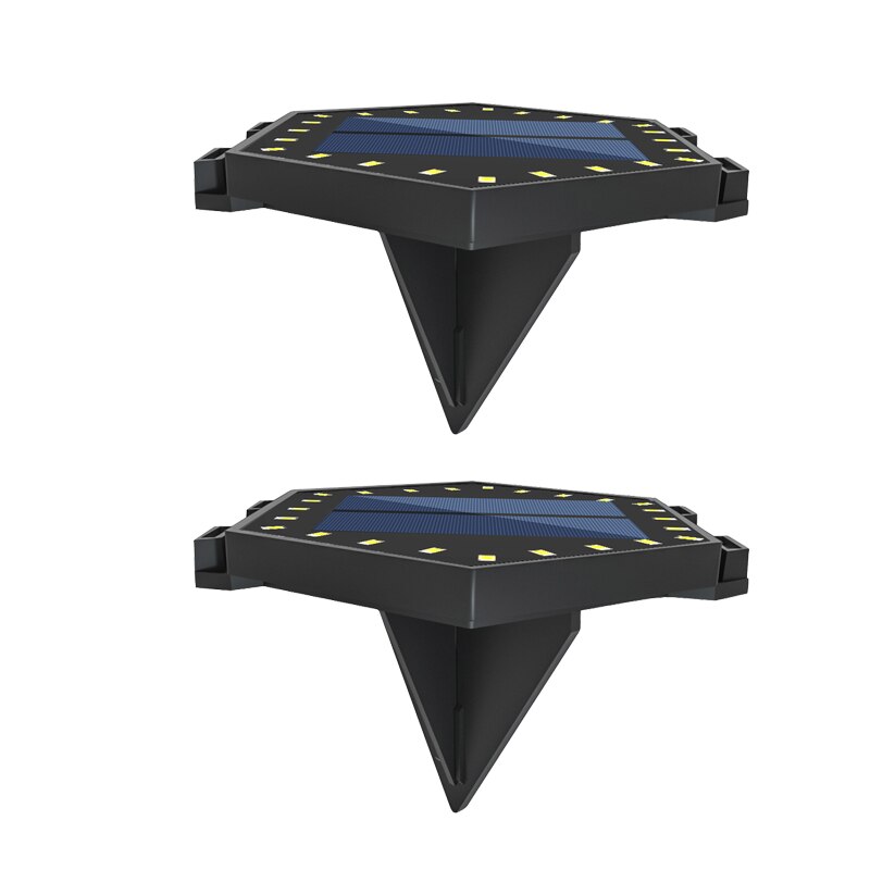 LED Solar Underground Light Garden Lights Outdoor Lighting Landscape Light Waterproof Solar Panel Floor Lamp Street Buried Light: 2pcs Cold light