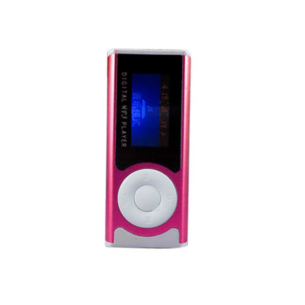Super Mini USB Clip LCD Screen MP3 Media Player Support 16GB Micro#T2: E