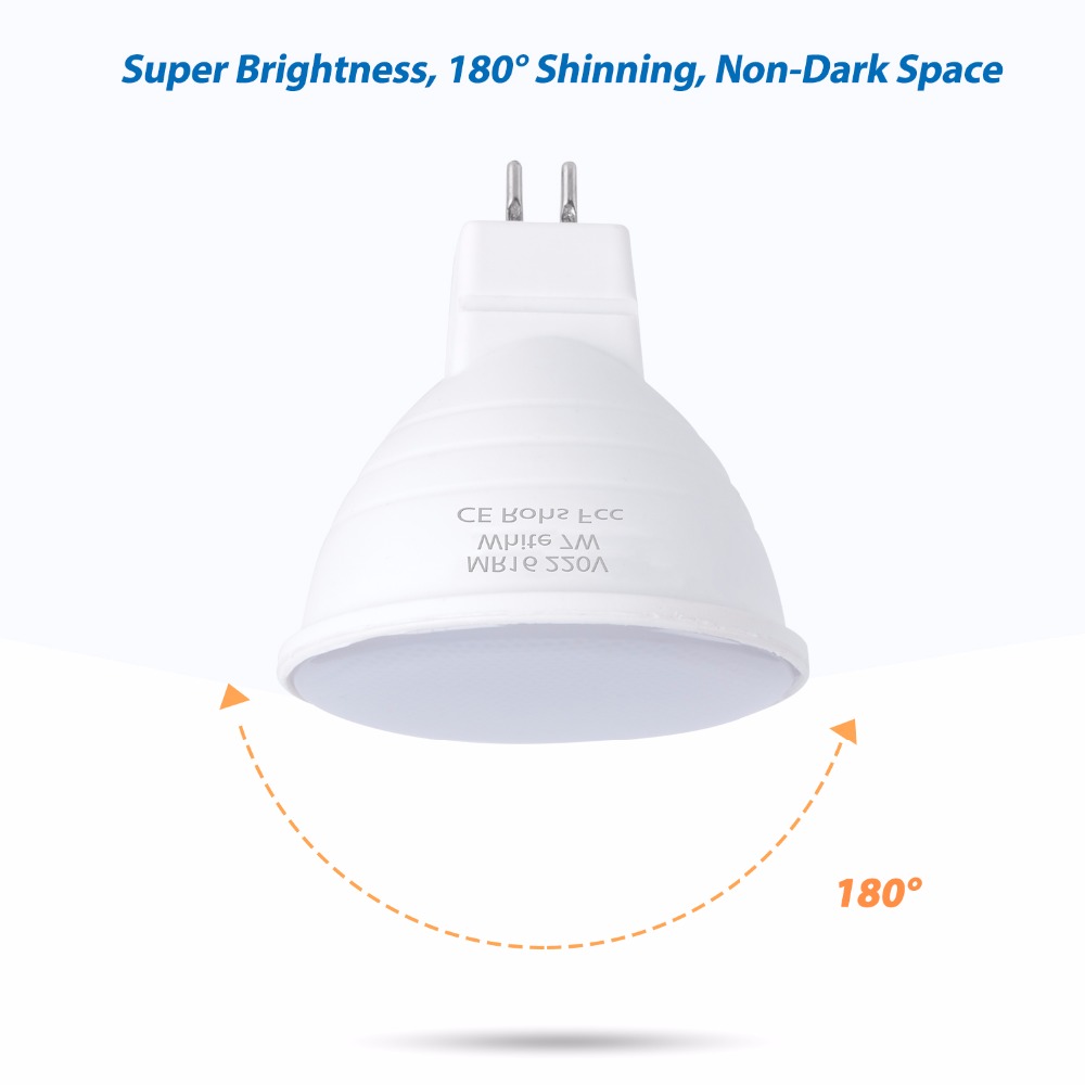 GU10 LED Lampe 220V Scheinwerfer LED-lampe Herr16 Lampe Mais Birne 5W 7W 2835SMD Lampada LED gu 10 Halogen GU5.3 Stelle Licht Birne Für Heimat