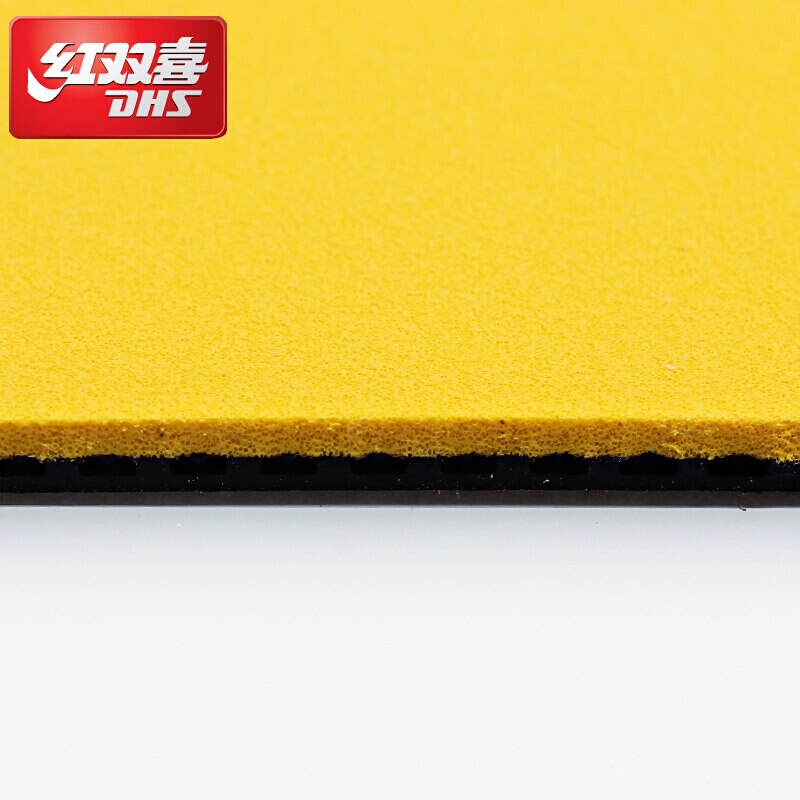 DHS-tenis de mesa GoldArc 8, Alemania tech, granos rojos o negros, goma de Ping Pong con esponja para tenis de mesa