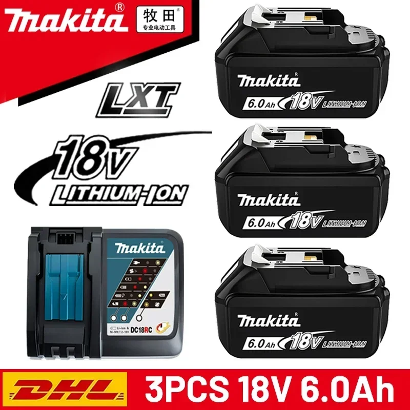 🪫 100%  aitoa 18v makita 6ah/5ah makita akulle  bl1840 bl1830b bl1850b bl1850 bl1860 bl1815 vaihto litiumakku🏅