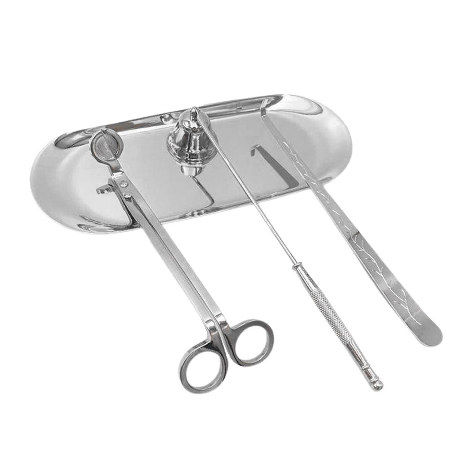 Set Van 4 Stuks Kaars Brandblusser Gereedschap Kaarsenlont Trimmer Cutter Kaarsendover Dipper Lade, Duurzaam Gebruik
