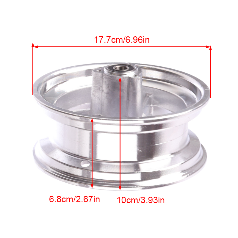 6.5-inch aluminum alloy wheel hub with M12 disc brake rim suitable for small Citycoco electric scooters