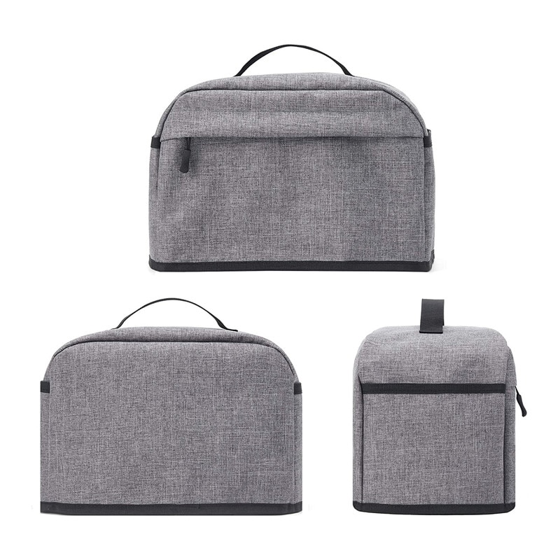 Household Toaster Cover with Pockets and Zipper Dust and Fingerprint Protection Toaster Cover for Kitchen