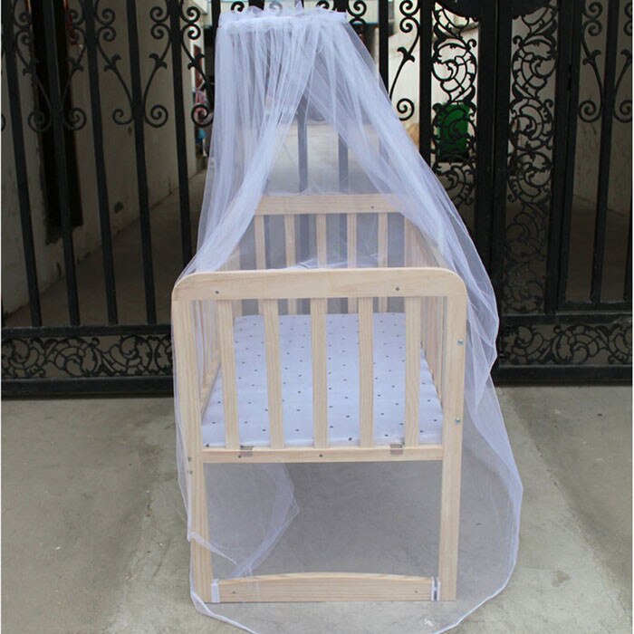 Bébé en mousseline de soie lit moustiquaire dôme rideau Net pour enfant en bas âge berceau lit baldaquin respirant mouche insecte Protection moustique Net