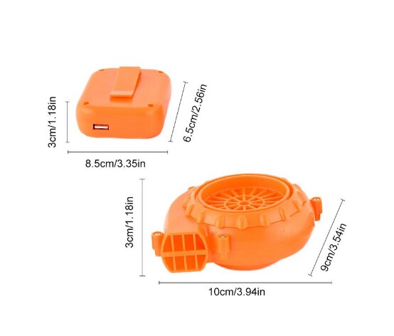 Electric Fan DC 6V Portable Mini For Mascot Head Inflatable costume