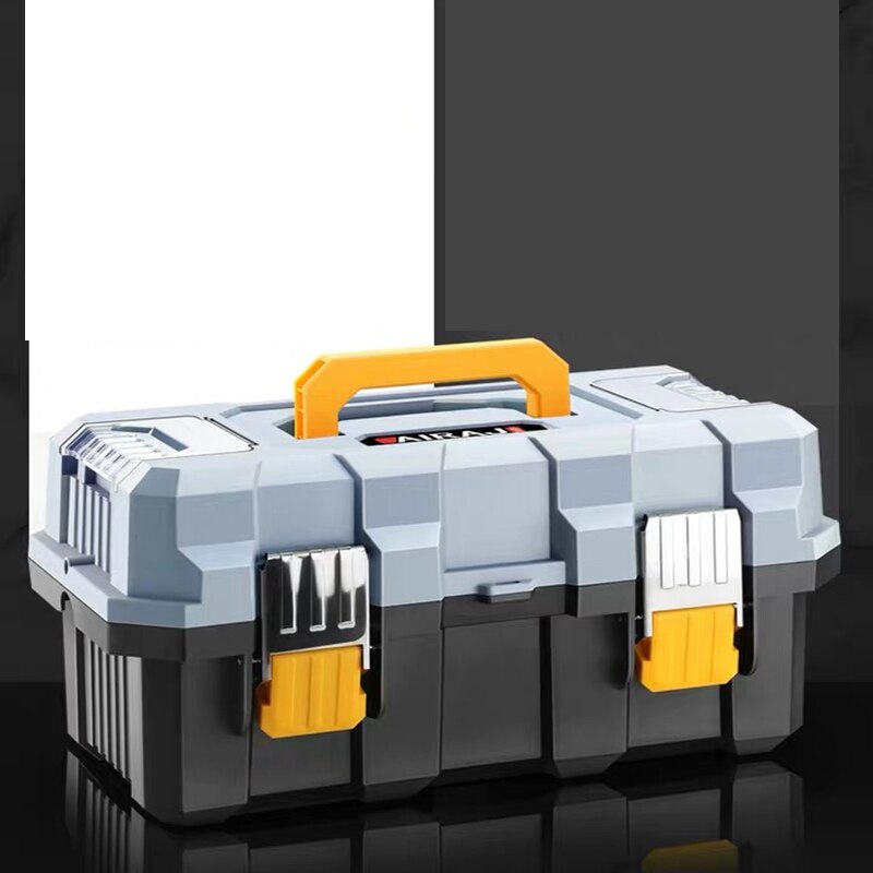 Household maintenance tools portable electrician box multi-function three-layer folding hardware tool box car storage box