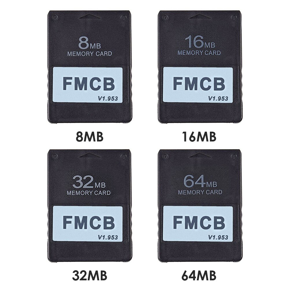 100% Originele Fmcb Gratis Mcboot Kaart V1.953 Voor Sony PS2 Playstation2 Ps 2 Console 8Mb/16Mb/32Mb/64Mb Geheugenkaart Opl Mc Boot