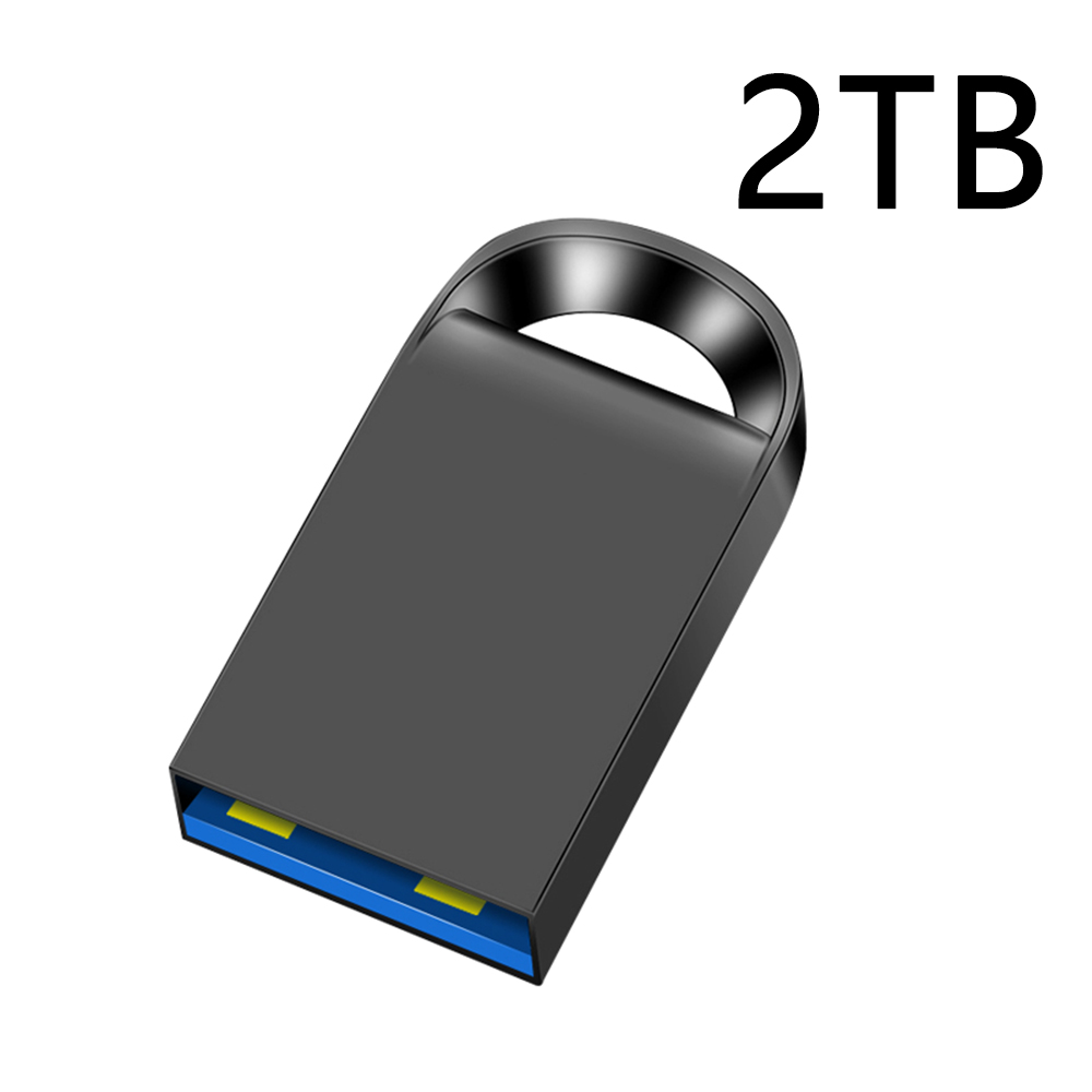Mini USB 3.0 Flash Drive 2TB USB Flash Pendrive 1TB 512GB 128GB Metal USB Opslagstick USB Pen Drive voor Computer Opslagapparaten: Rose goud