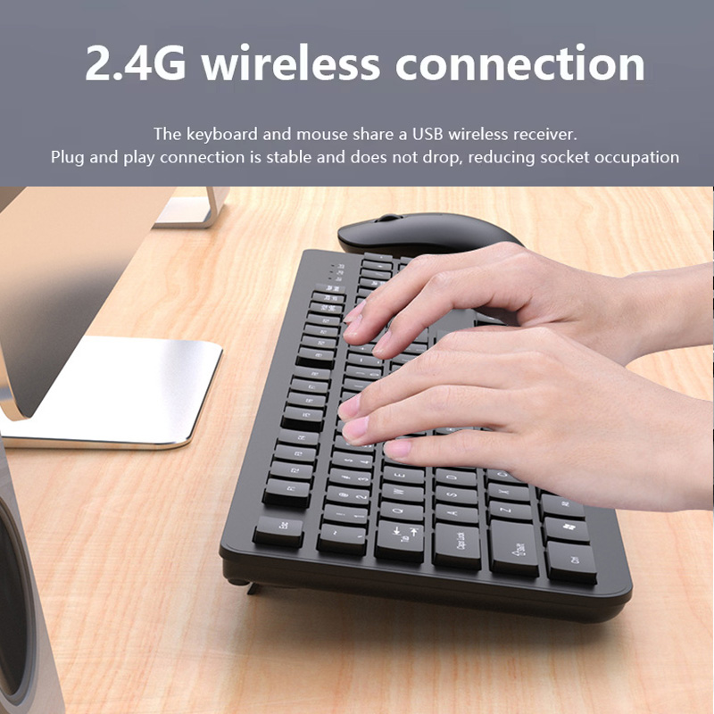 2,4 GHz Wireless Tastatur Maus Set Gaming Tastatur Maus Kit Tablet tastatur für Android TV Box Laptop PC Büro Zubehör