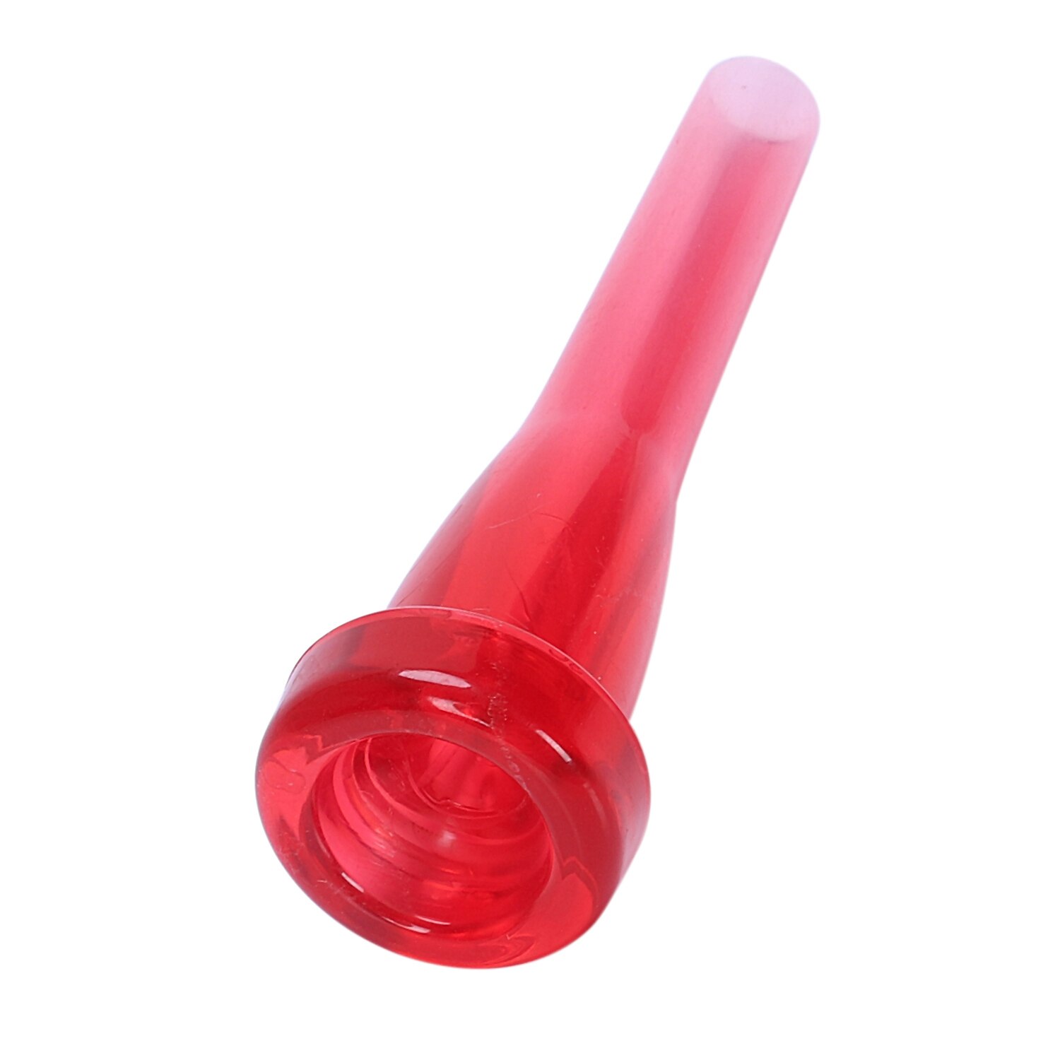 ABS Trumpet Mouthpiece Meg 3C Size for Bach Beginner Musical Trumpet Accessories Parts or Finger Exerciser,Red