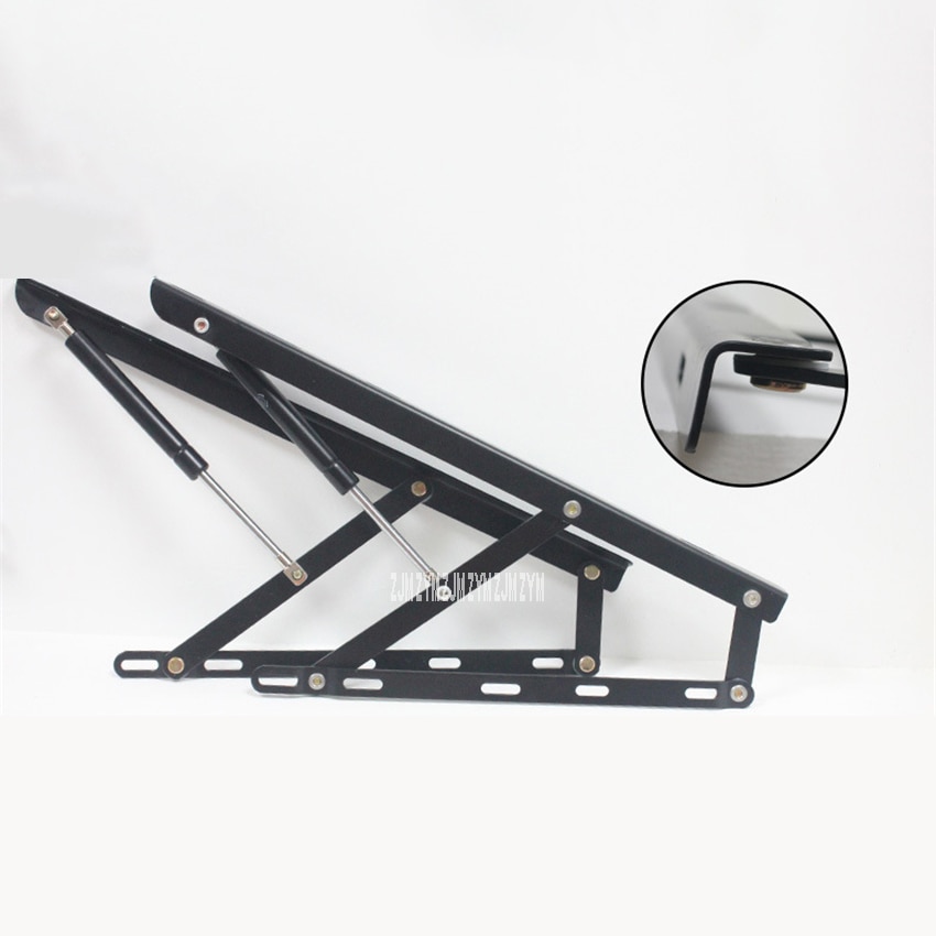 63/75/90cm Bett Hydraulische Stange Möbel Hydraulische Bar Heber Tatami Pneumatische Unterstützung Bett Kasten Mechanismus Zubehör frühling Scharnier