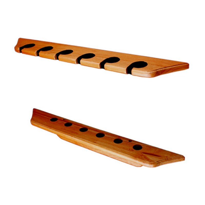 2-Piece 6 Rods Fishing Rod Storage Wall Mount Rack -Easy Installation