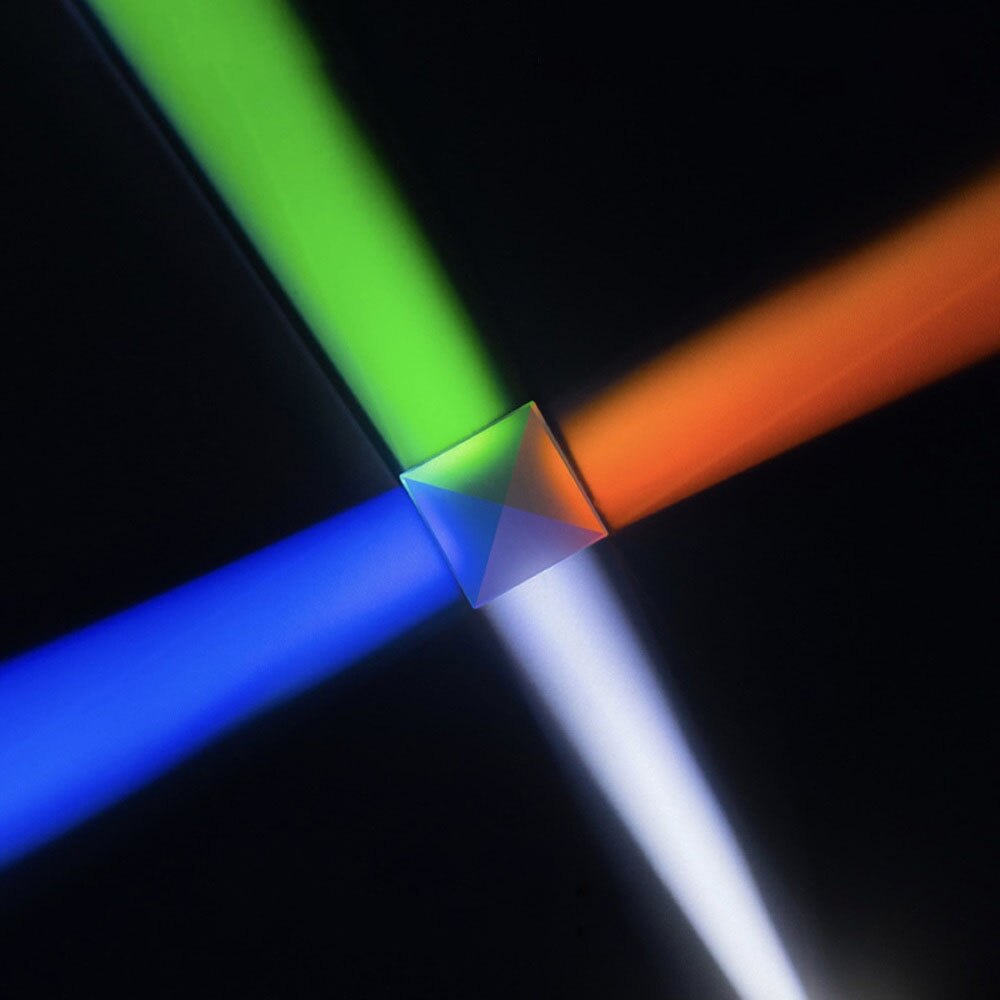 10*10*10mm Principle of Splitting Prism for Hexahedral Bright Cubic Optical Experimental Projector