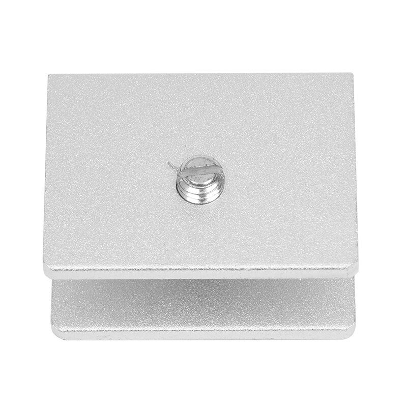 2Rectangular-Shape Glass Clamp Glass Shelf Clamp Clip w/ Screws