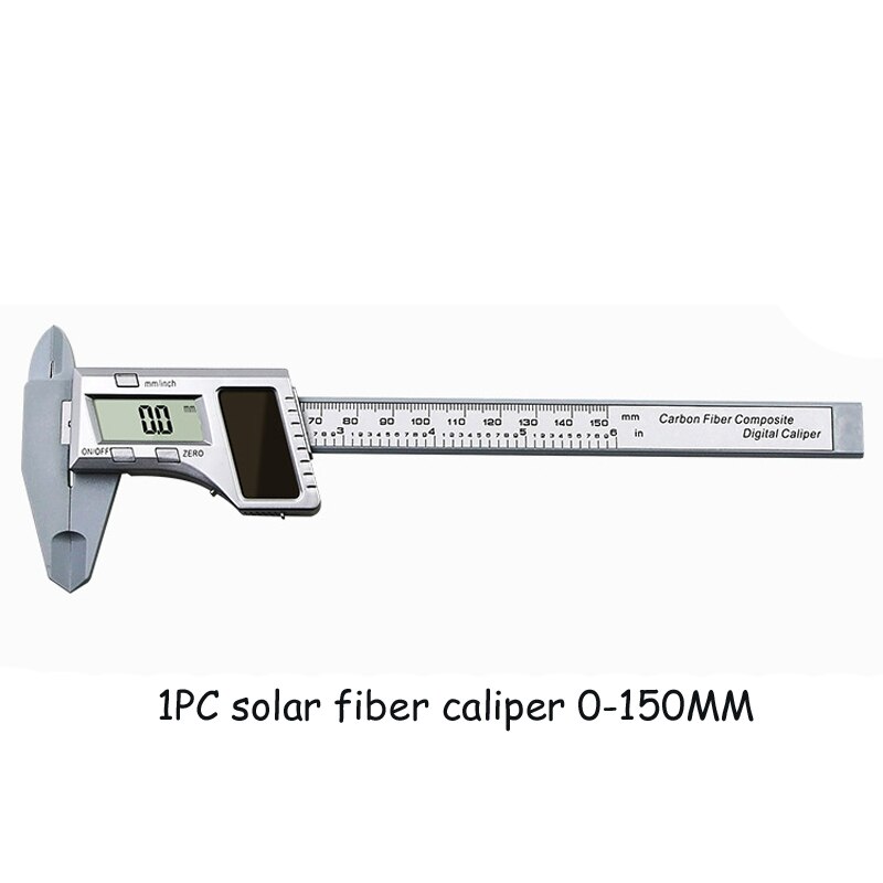 100mm 150mm Electronic Digital Caliper 6 Inch Carbon Fiber Vernier Caliper Gauge Micrometer Measuring Tool Digital Ruler: I Style