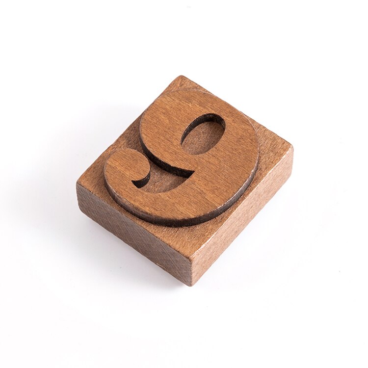 Vintage Grund Digitalen Symbol dekoration Holz stempel Set für scrapbooking album DIY handwerk dekoration stempel: 9