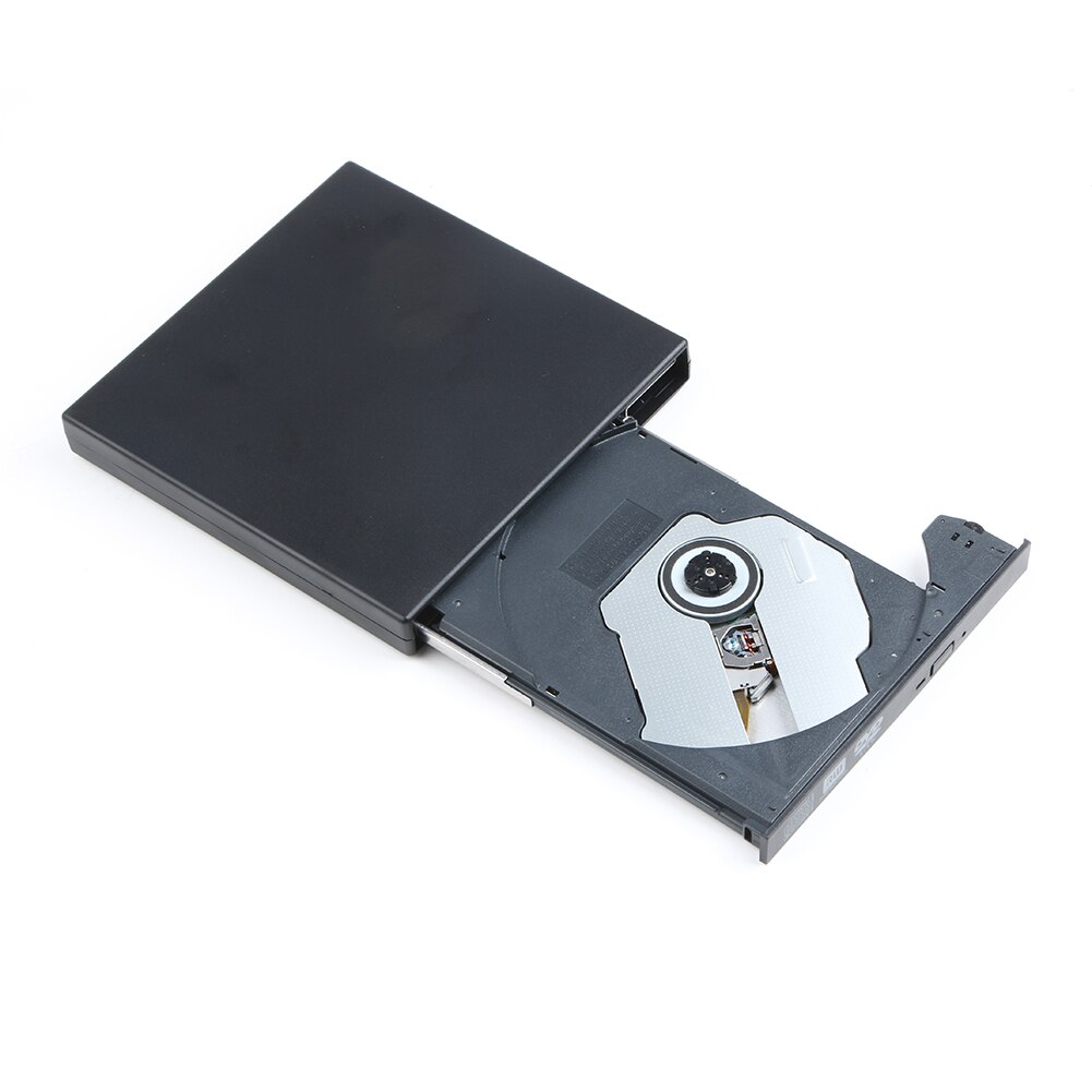 Portable External Slim USB 2.0 DVD-RW/CD-RW Burner Recorder Optical Drive CD DVD ROM Combo Writer For Tablets PC