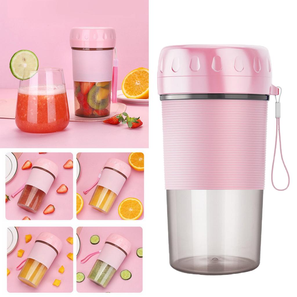 Portable Blender USB Rechargeable Personal Size Blender Handheld Travel 300ml